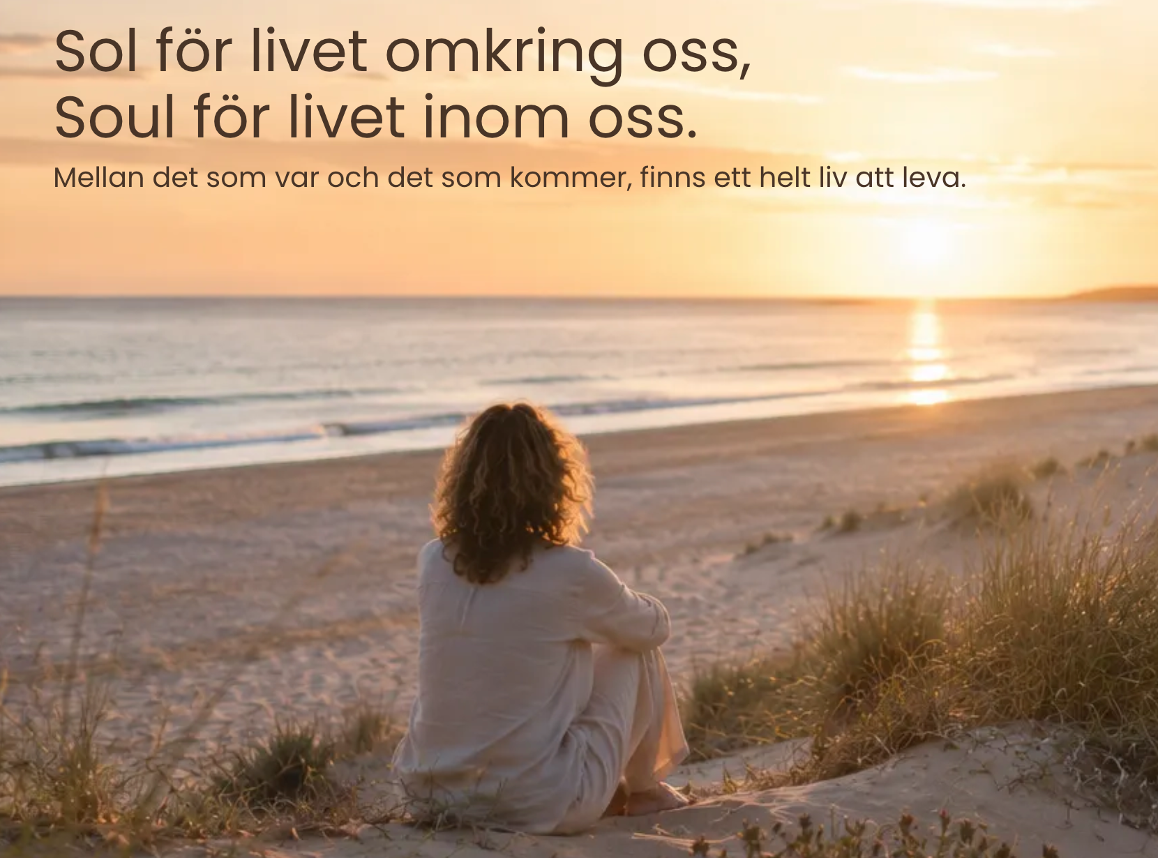 Sol & Soul – en stämningsbild för Oaktris wellnesskoncept
